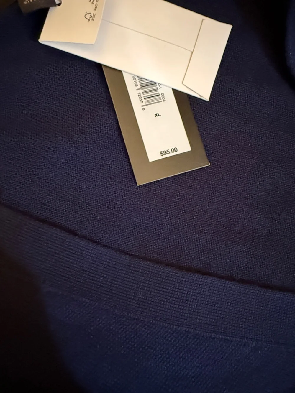 NWT Banana Republic Men's Deep Navy Button-Front Cardigan